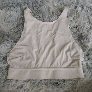 Savage X Fenty Women's Medium Cream High Neck Bralette